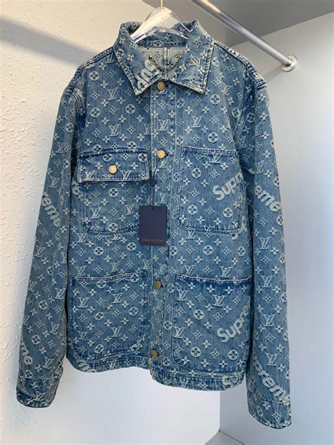 supreme louis vuitton denim